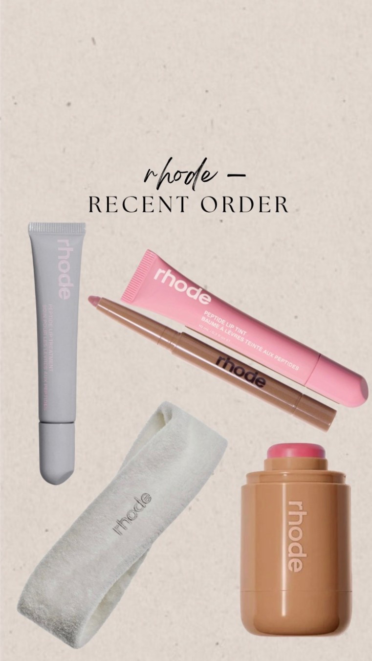 my recent rhode order 🩷

#LTKValentine #LTKgrwm #LTKBeauty