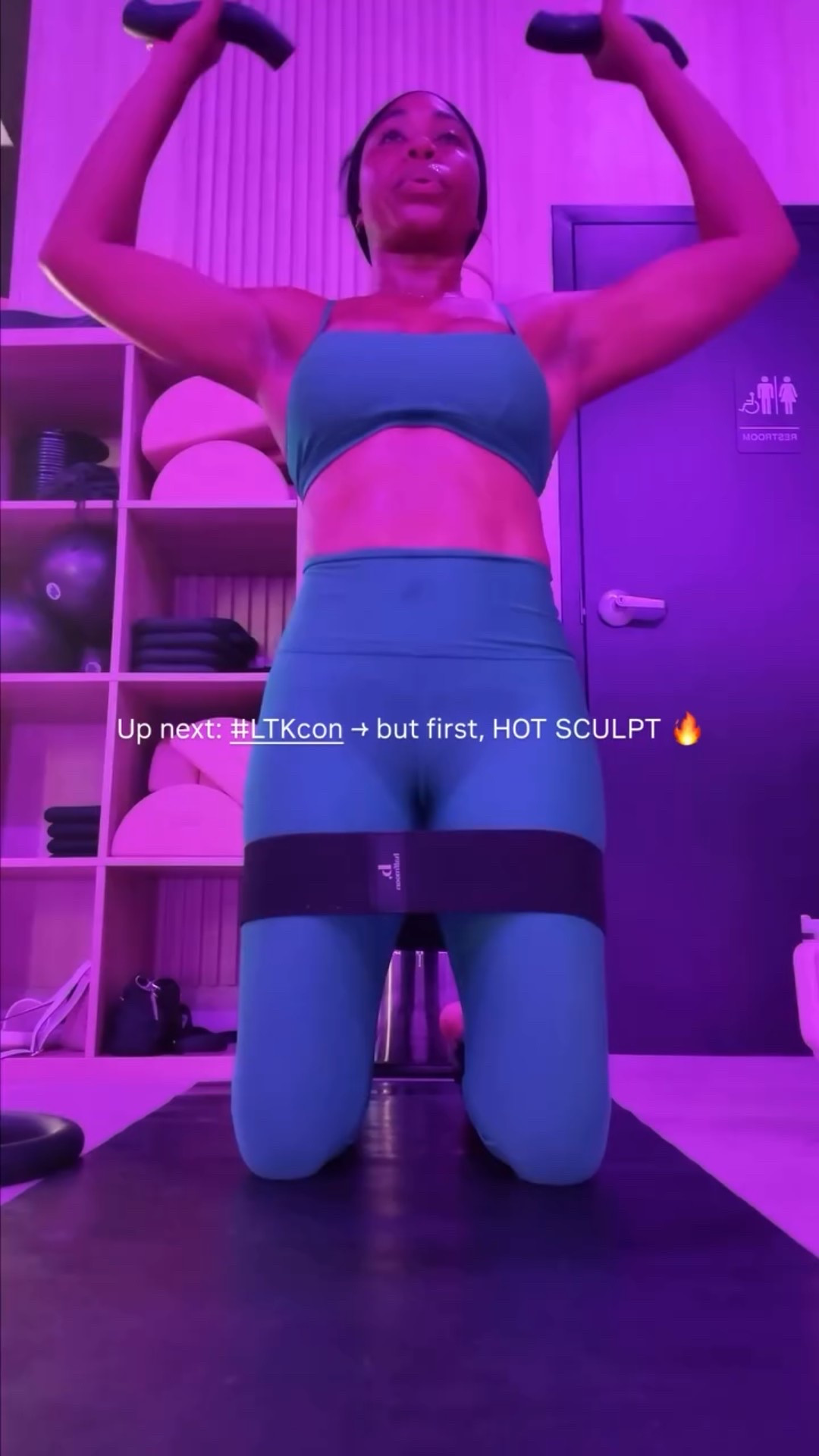 #LTKcon… but first, a little HOT SCULPT.

100°+, arms, legs, glutes and a good sweat. I take a hot class at least twice a week and it has quickly become my favorite way to move my body. 

Comment MOVE and I’ll DM my go-to workout apparel + current gym split! 

hot sculpt class, 100 degree workout, no jump workout, core and glutes routine, low impact sweat, pilates inspired workout, short workout for busy moms, pre travel workout