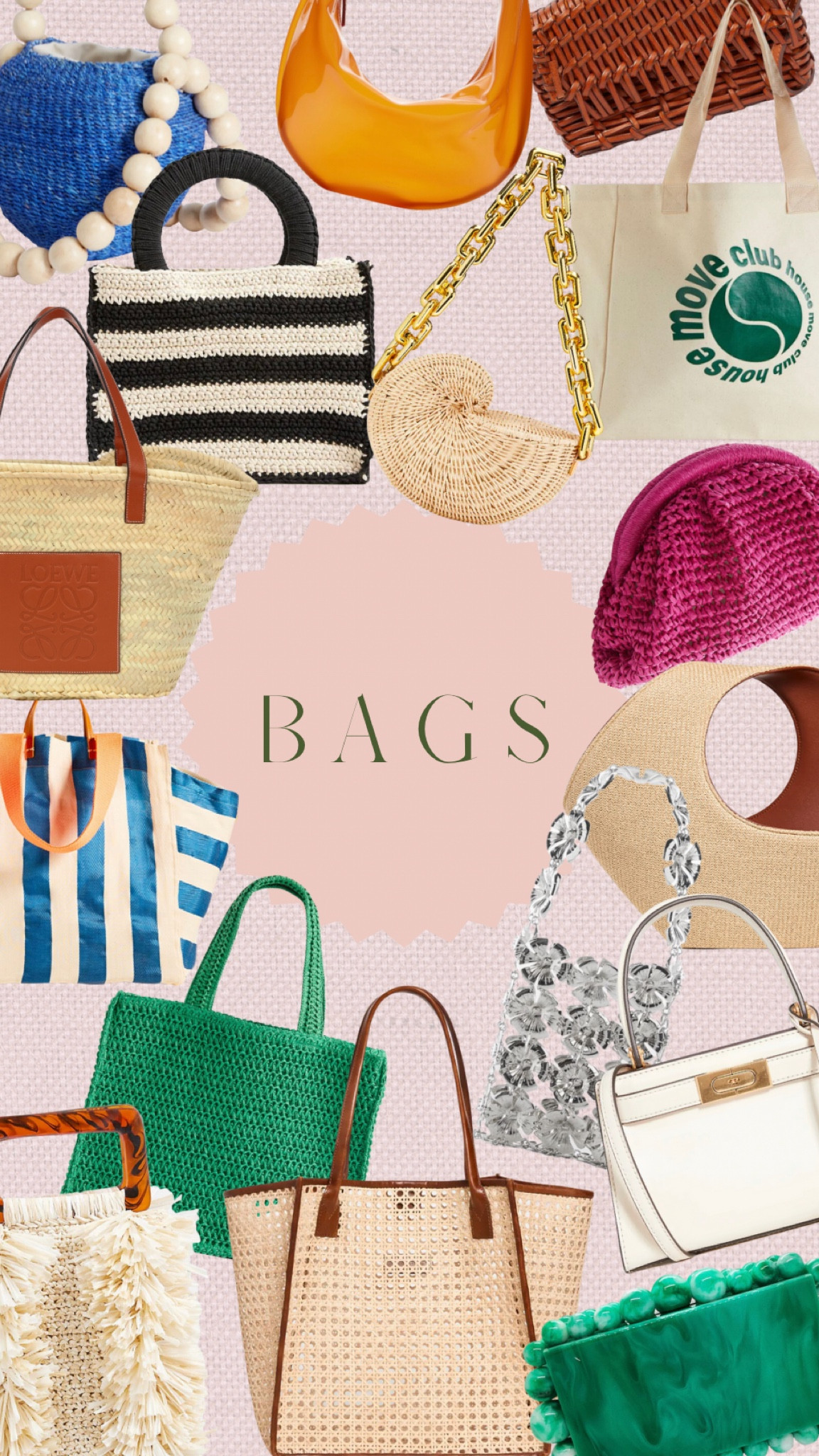 Bags for summer - woven, metallic, clutch, tote, beach bag - there’s a style for everyone

Khaite, Tory Burch, Mango, H&M, Loewe, Poolside

#LTKitbag #LTKunder50 #LTKunder100