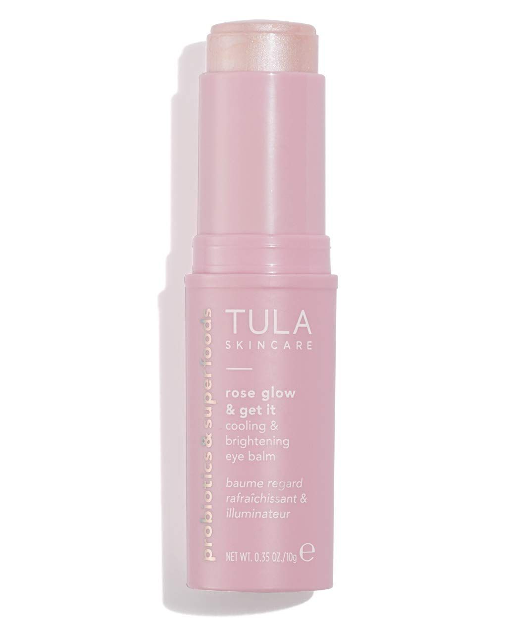 TULA Skin Care Rose Glow & Get It Cooling & Brightening Eye Balm | Dark Circle Under Eye Treatmen... | Amazon (US)