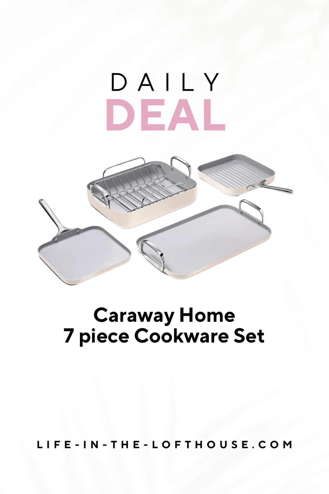 Caraway Home 7 piece Cookware Set marked down 15%! 

#LTKHome #LTKSaleAlert #LTKHoliday