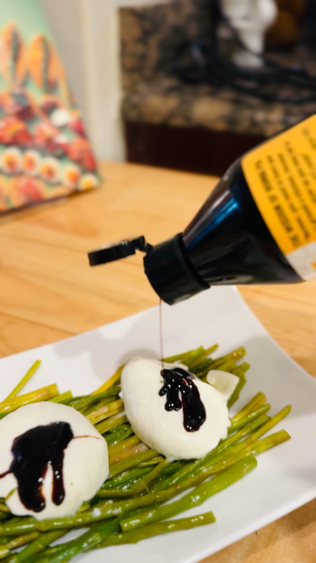 Tender thin blanched asparagus topped with creamy burrata and finished with a drizzle of balsamic glaze—proof that a few quality ingredients can create something truly special of an appetizer! 

#LTKHome #LTKdayinmylife #LTKfoodie