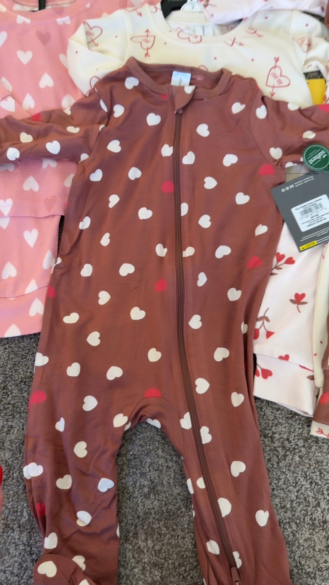 Baby size ❤️ pjs from Walmart!