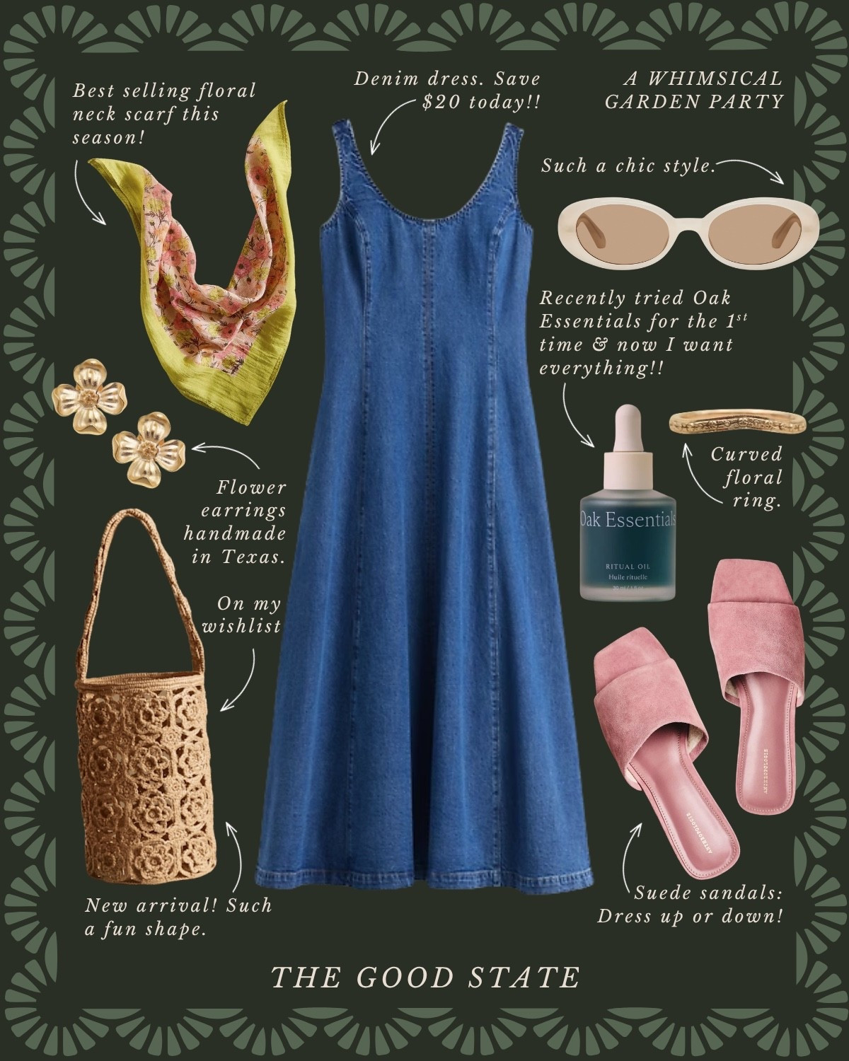 This Spring we are saying YES to happy colors!! We are saying yes to more prints and patterns. Yes to having fun getting dressed! This Lookbook is for the Spring girlies that are saying yes with me! The ones longing for the warmth of sunshine on their skin and a cool breeze blowing through their hair. Shorts and a sweatshirt weather. A flowy dress and a light cardigan. This is for the ladies counting down the days until the farmers market opens back up. The ones who love early mornings at the market—flaky croissant in one hand and a rosemary latte in the other. This is for the ones who can’t resist a bouquet of fresh flowers and are trying to figure out how to grow their own cut flower garden at home (🙋🏼‍♀️). For the ones who spend the golden evenings having a picnic with friends. For the people (like me) who always have a picnic blanket in their car. This is for the girlies love allllll things gingham, their trusty ball cap, pops of color and who firmly believe you can’t have too many neck scarves or bandanas. For the ones who love feminine details like lace trim, dainty florals and ruffles. This Spring may we slow down, breathe deep, embrace the life all around and romanticize the seemingly ordinary moments🌼

#LTKActive #LTKSaleAlert #LTKootd