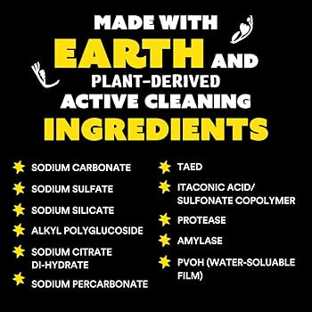 Molly's Suds Dishwasher Pods | Natural Dishwasher Detergent, Cuts Grease & Rinses Clean (Residue-... | Amazon (US)