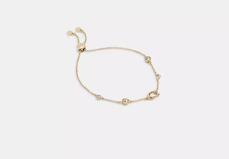 Signature Crystal Slider Bracelet | Coach Outlet CA