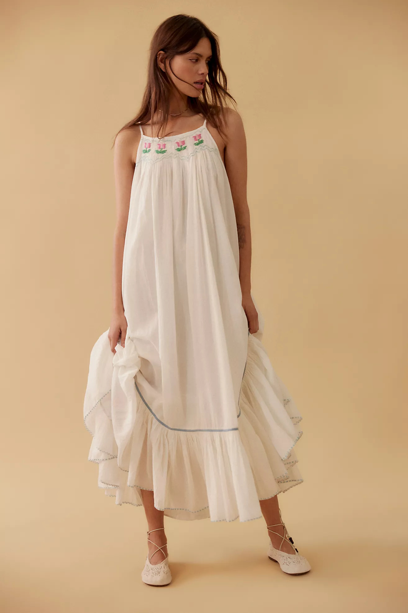 Tip Toeing Tulip Midi Dress | Free People (Global - UK&FR Excluded)