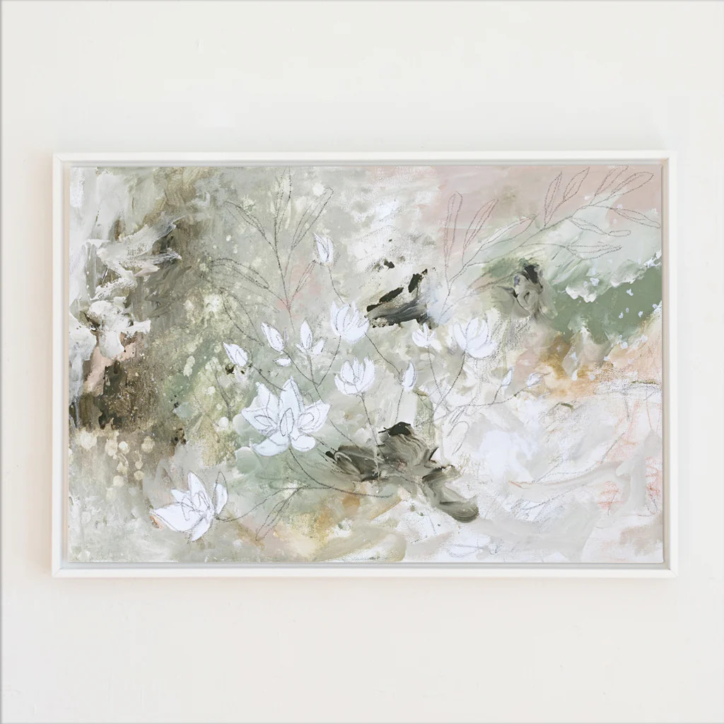 Magnolia | Canvas (Rectangle) | Lindsay Letters, LLC