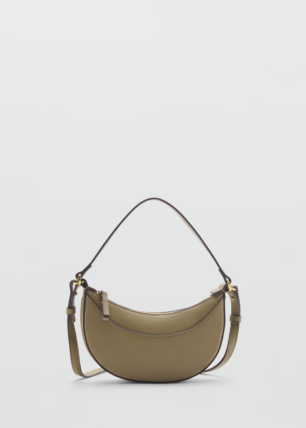 Oval shoulder bag - Woman | MANGO USA | MANGO (US)