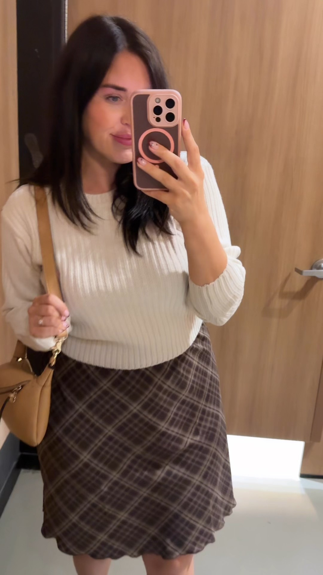 The cutest plaid skirt and sweaters! 

#LTKmidsize #LTKsale #LTKcanada