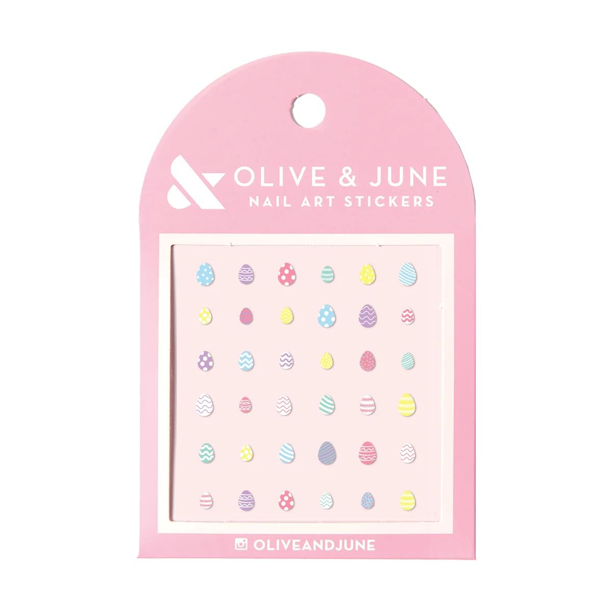 Olive & June Nail Art Stickers, Easter Eggs, Multi-color, 36 Count | Walmart (US)