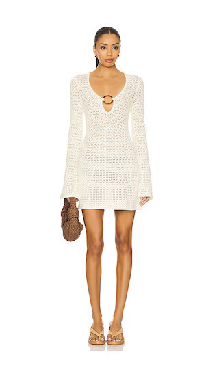 Stone Cold Fox x REVOLVE Bobby Pointelle Mini Dress in Ivory. Taglia M. Also in L, S. | Revolve Clothing (Global)