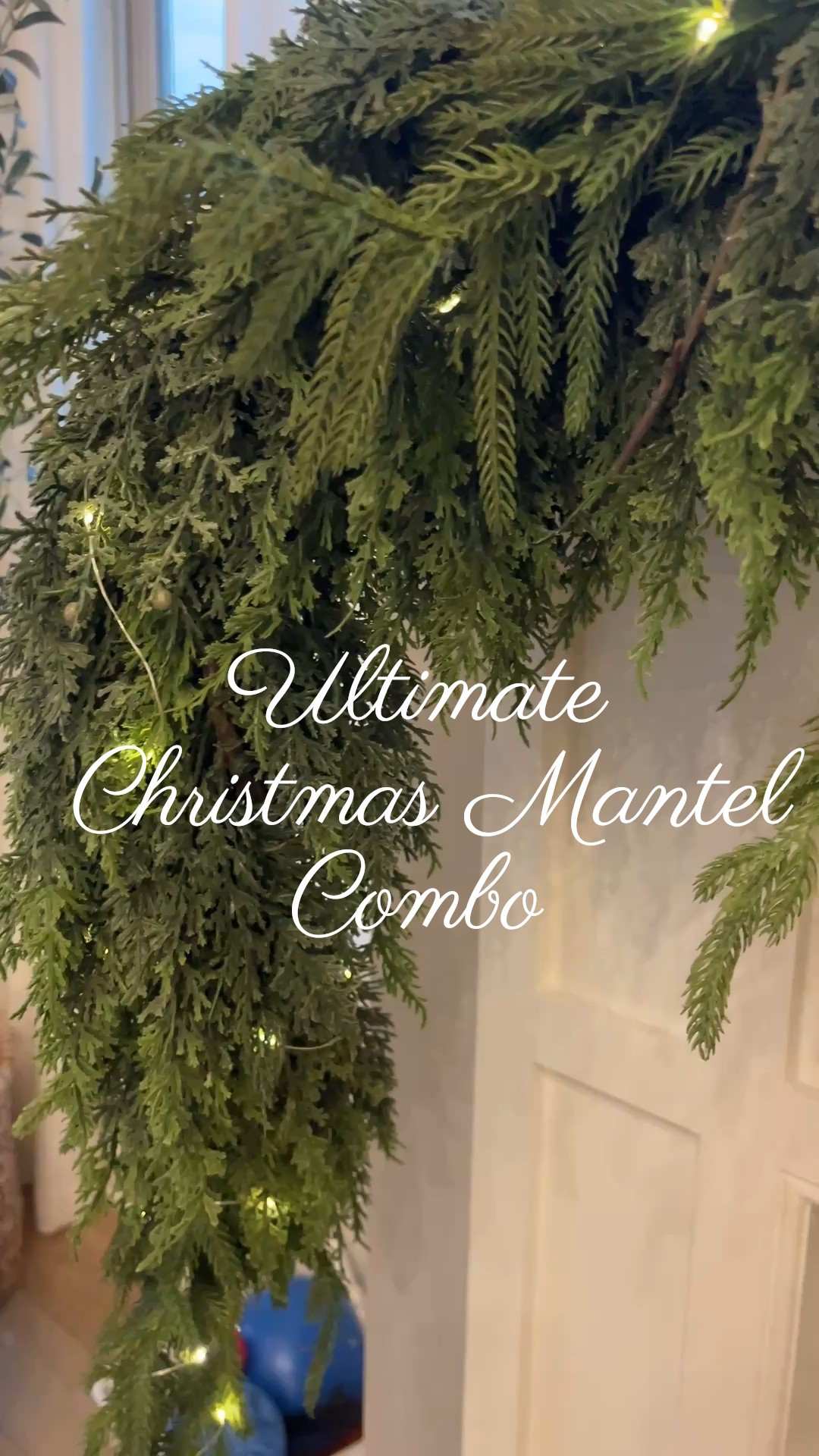 Mix this cedar and Norfolk greenery for your mantel & stairs for a thick luxury look 

#LTKHome #LTKHoliday #LTKGiftGuide