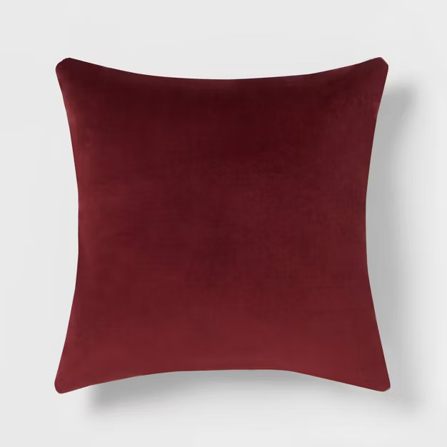 Velvet Square Throw Pillow - Room Essentials™ | Target