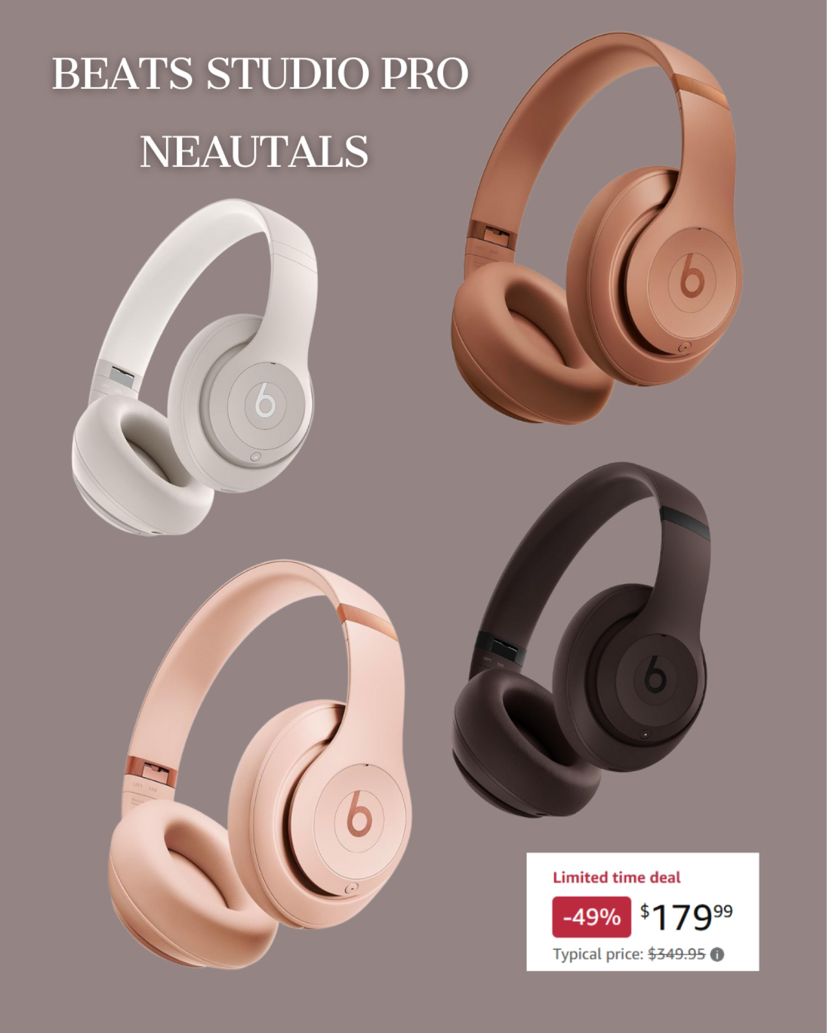 Beats x Kim K 
The neutrals we all know and love 



#LTKTravel #LTKSaleAlert #LTKGiftGuide