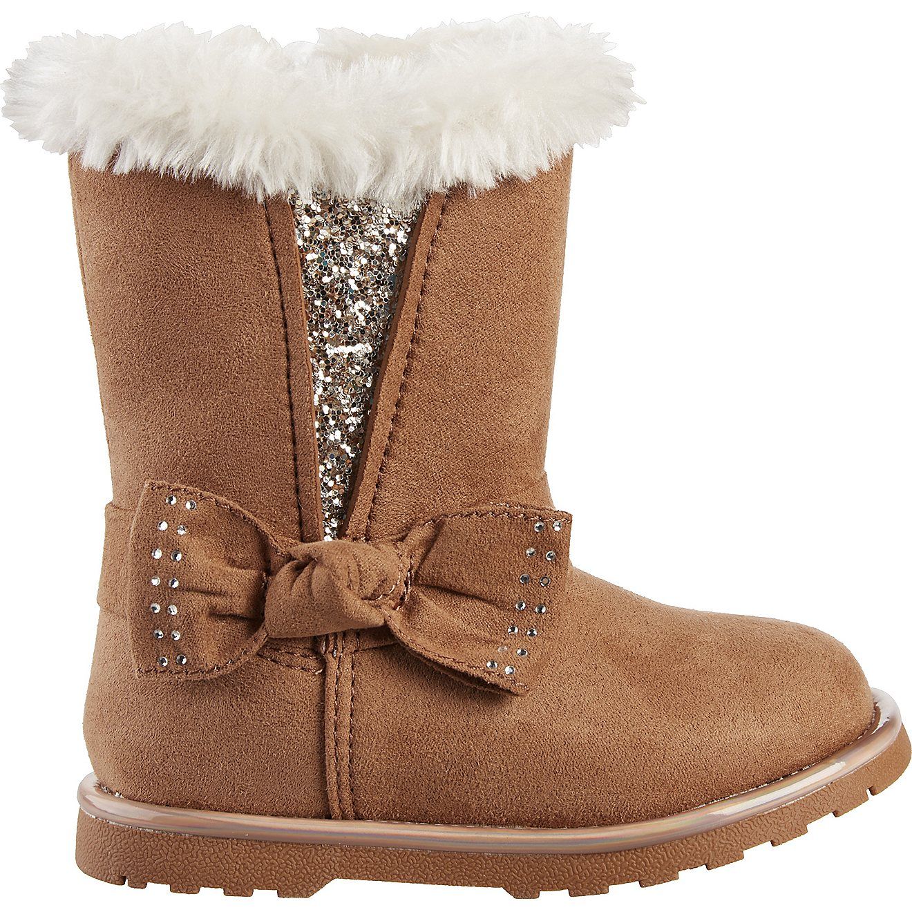 Magellan Outdoors Toddler Girls’ Glitter II Fur Boots | Academy | Academy Sports + Outdoors