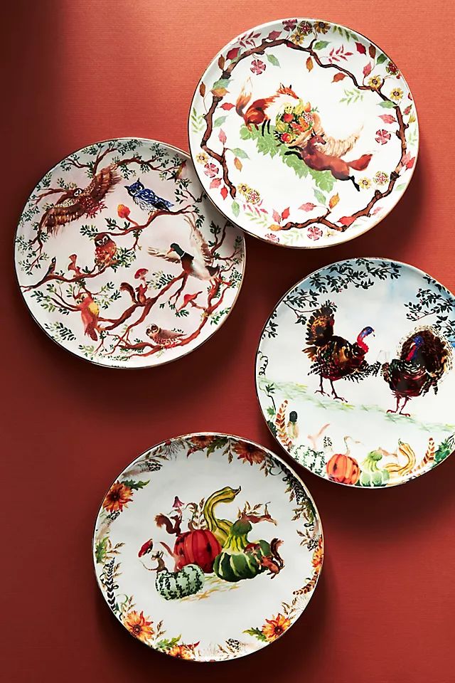 Inslee Fariss Autumn's Bounty Side Plate | Anthropologie (US)