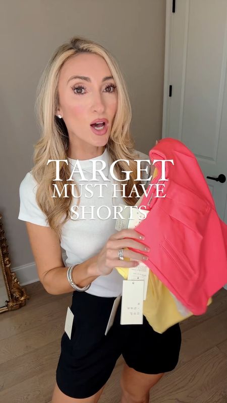 Target must have shorts on sale! These come in more
Colors and they are so chic and cute! Dress up or down. 

#LTKsalealert #LTKstyletip #LTKVideo