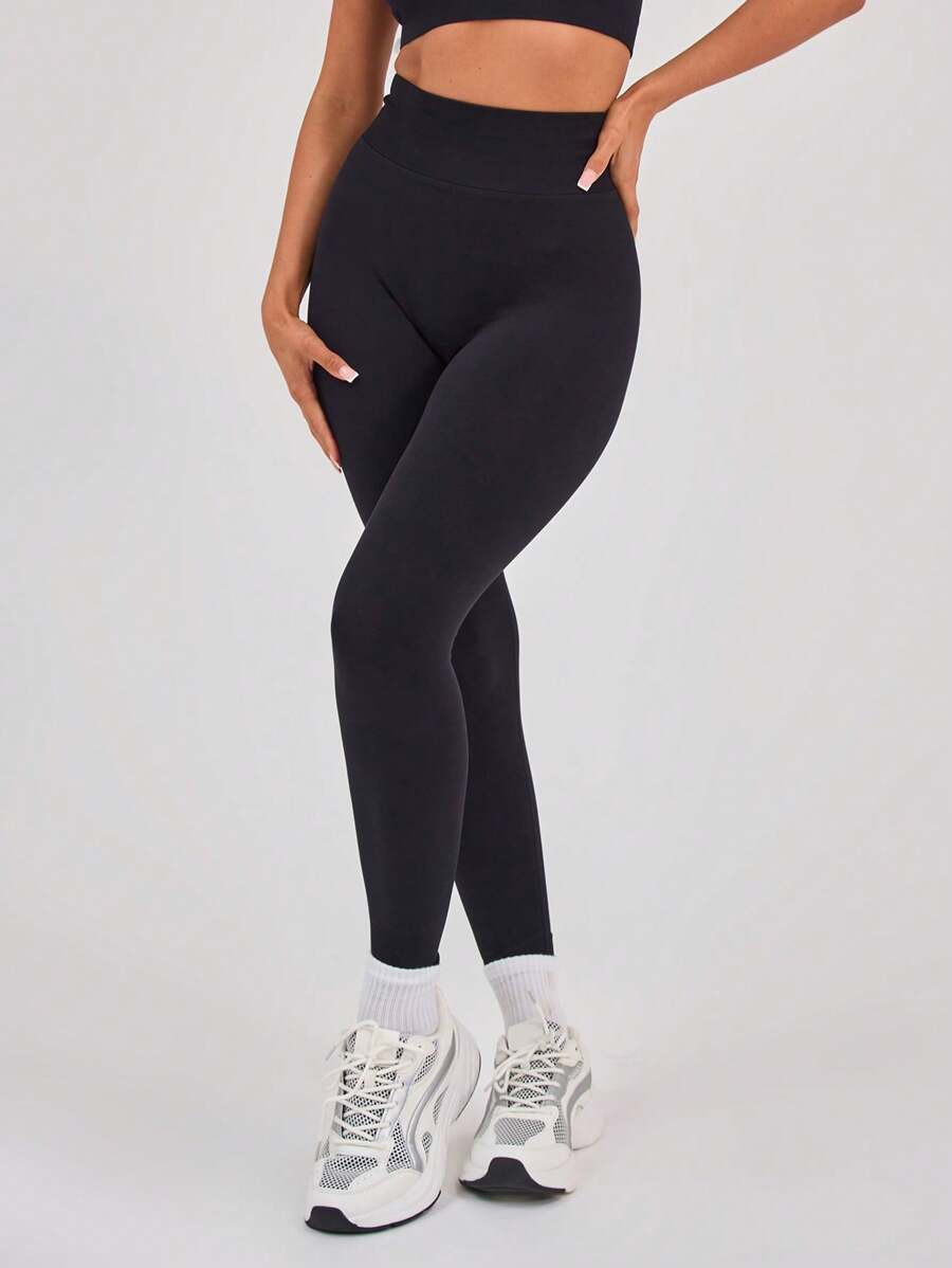 Musera Sport High Waist Seamless Gym Leggings Only | SHEIN