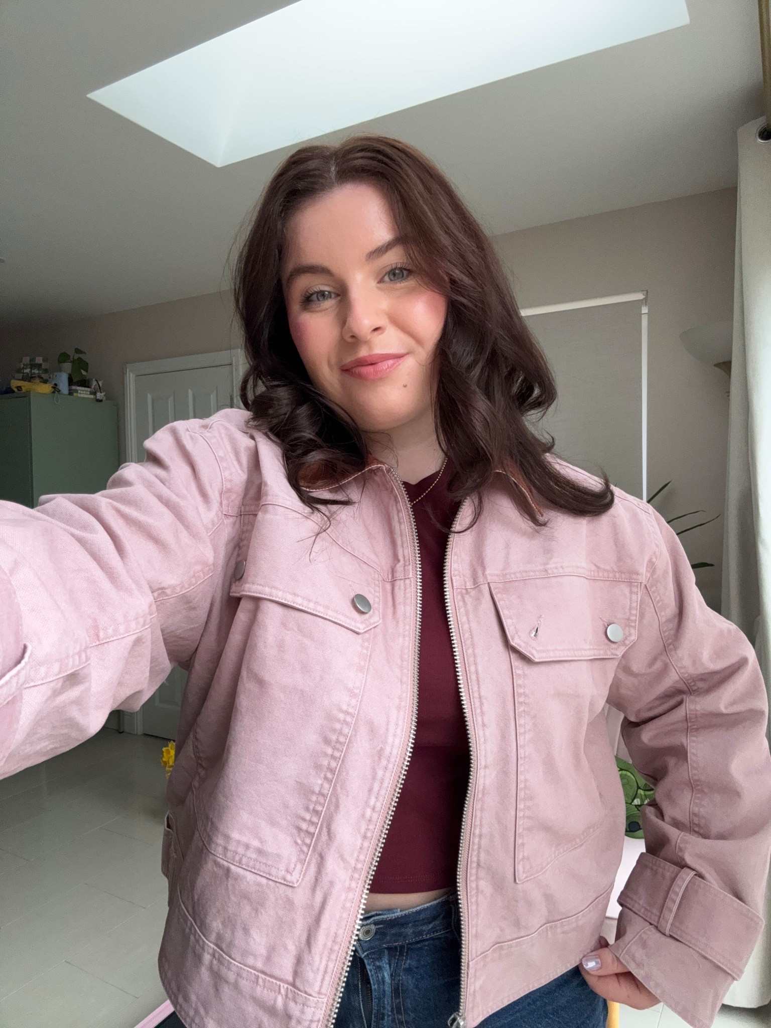I wear an M (12-14) for reference and I’m a 14! X

Pink jacket, Topshop jacket, pink asos jacket, light jacket 

#LTKuk #LTKspring #LTKmidsize
