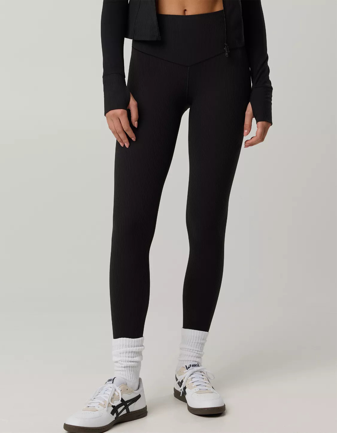 OFFLINE By Aerie Real Me XTRA High Waisted Ribbed Legging | Aerie