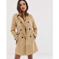 Stradivarius – Basic-Trenchcoat in Camel-Beige | ASOS DE