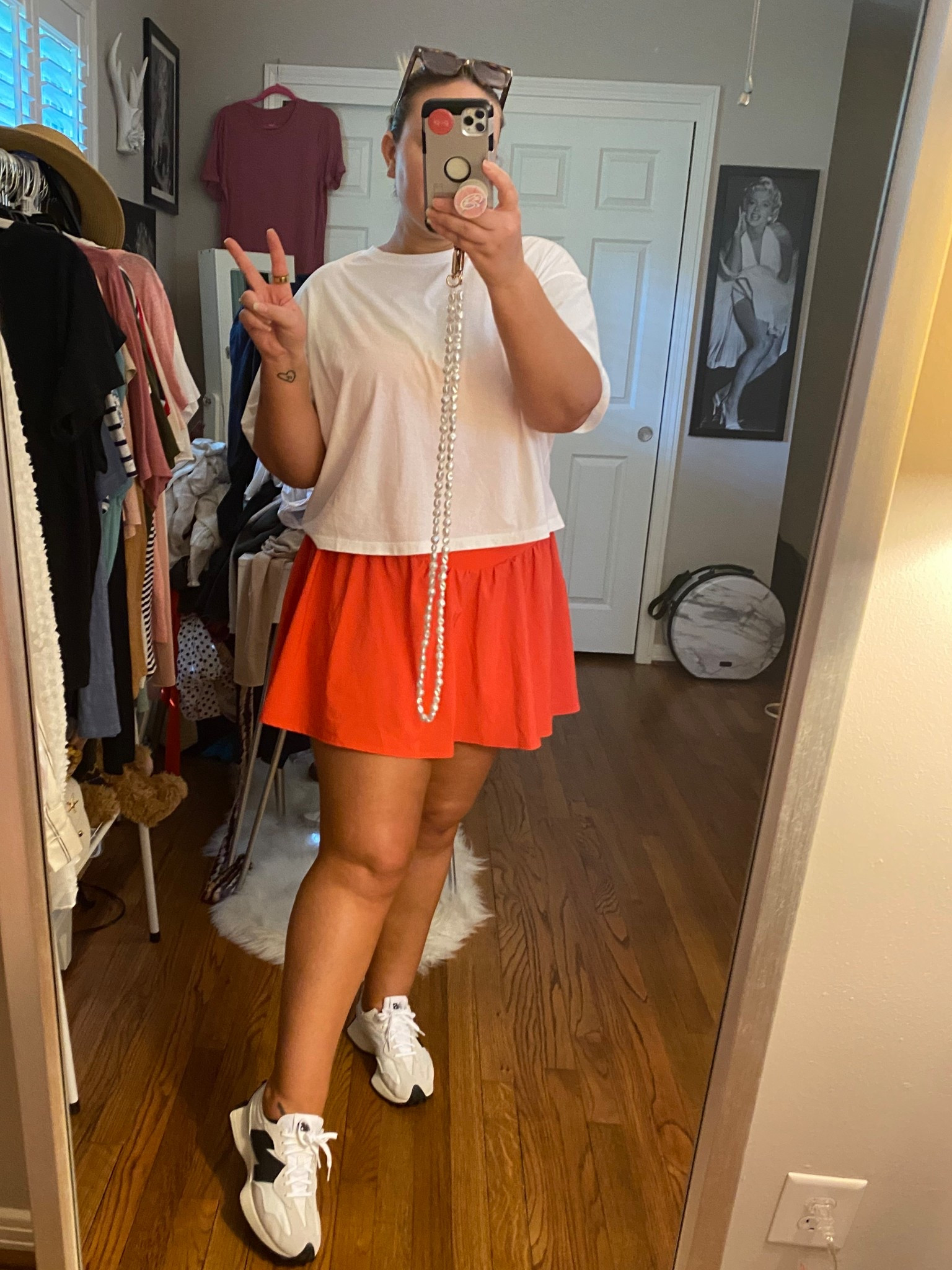 Happy 4th!
Activewear, active dress, crop tee, target style, summer style, red and white, sneakers, new balance, errands, school drop off, summer fit, target fit, red dress, skort dress, pickleball

#LTKShoeCrush #LTKActive #LTKFindsUnder50