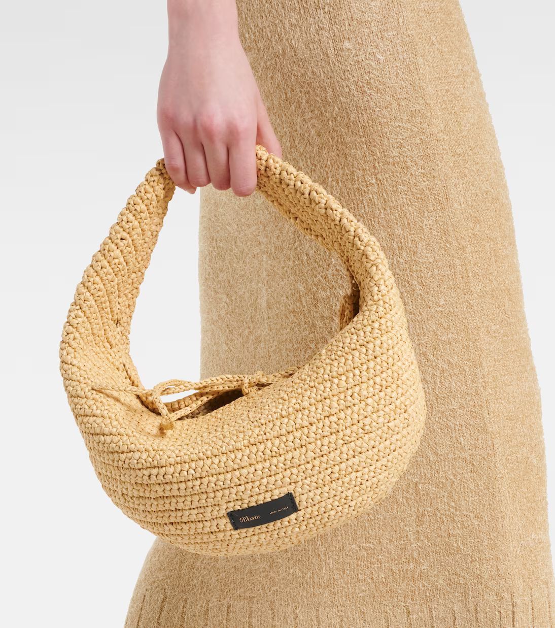 Olivia Medium raffia shoulder bag | Mytheresa (UK)