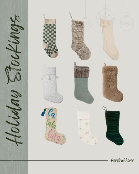 Find the perfect holiday stocking for everyone celebrating at your home this year! 

#furstocking #manteldecor #holidaymantel #hookstocking #knitstocking 

#LTKHoliday #LTKSeasonal #LTKhome