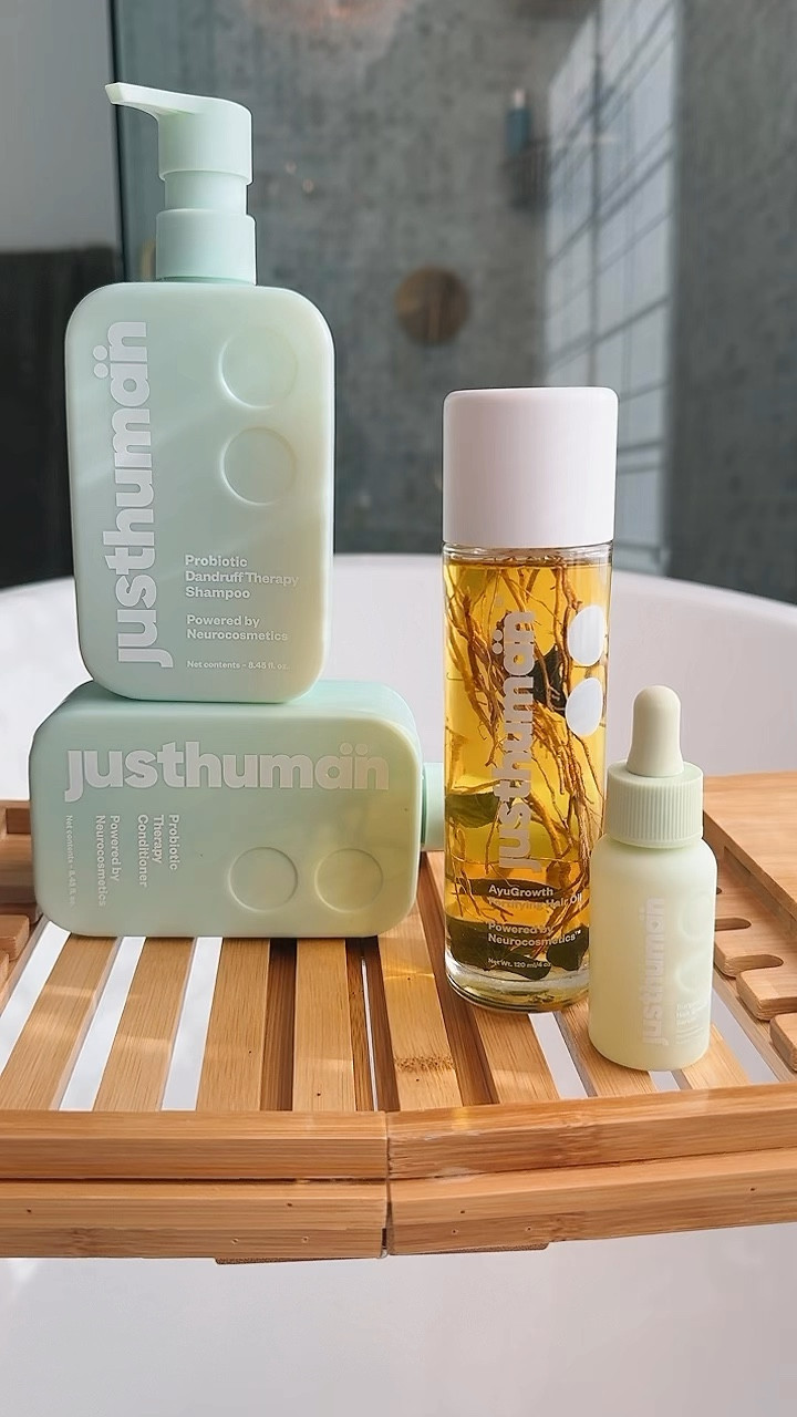 Elevate your haircare routine with these products from @justhuman #justhuman #ad #haircareproducts


•Justhuman Ayugrowth Fortifying Hair Oil, enriched with 22 potent natural extracts and oils, is here to anchor your roots, reducing hair loss and reigniting the hope for a vibrant, fuller mane. 

• Probiotic Dandruff Therapy Shampoo 
Probiotic Therapy Conditioner

Bringing together the power of our hero ingredients, 0.8% Piroctone Olamine and 0.5% Zinc Pyrithione along with the Probiotic Bacillus coagulans, our Anti Dandruff Hair Care bundle is just what your hair ordered. When used together, the shampoo and the conditioner complement each other by addressing the root cause of dandruff while deeply nourishing and fortifying your hair, creating extra density and leaving you with smooth and shiny locks. 

• Justhuman Burgeon Hair Growth Serum helps revive and restore your hair in all its glory!



#LTKGiftGuide #LTKFindsUnder50 #LTKBeauty