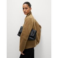 M&S Suedette Lightweight Jacket - Tan, Tan | Marks & Spencer IE