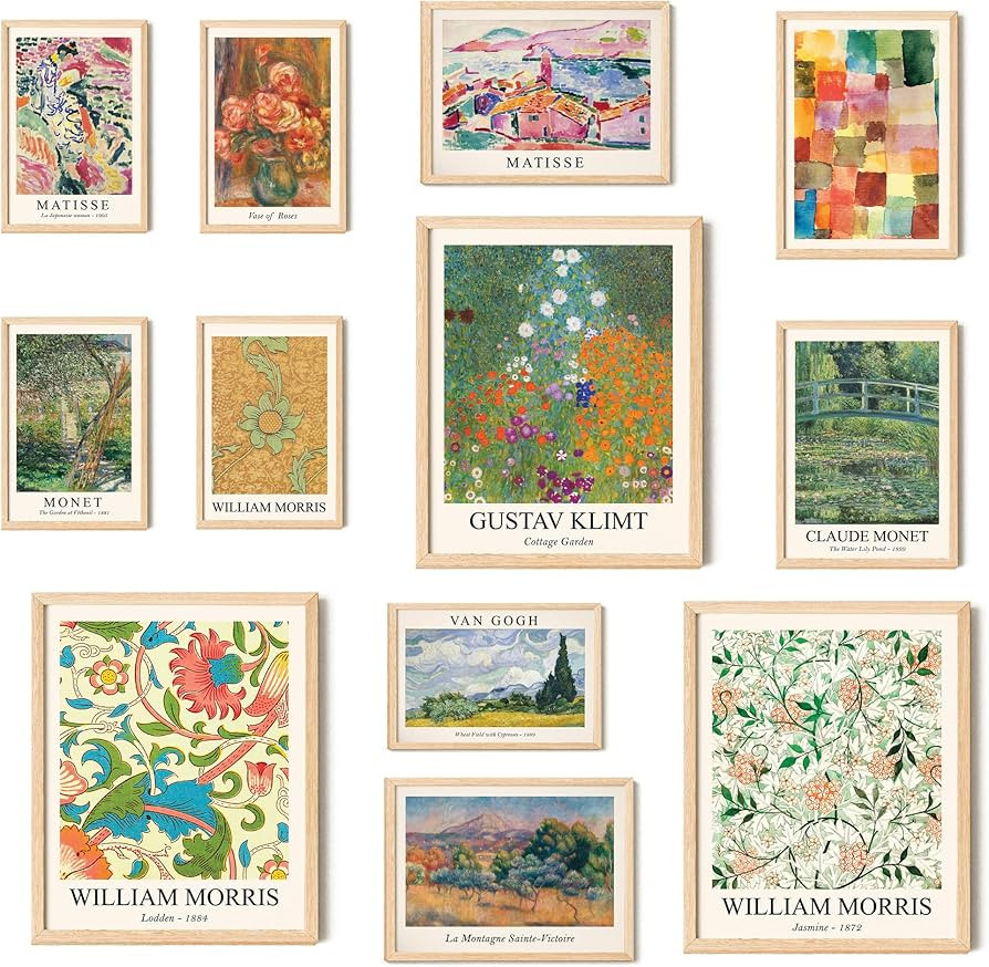 97 Decor Vintage Eclectic Wall Art Prints - Colorful Eclectic Wall Decor, Maximalist Decor Aesthe... | Amazon (US)