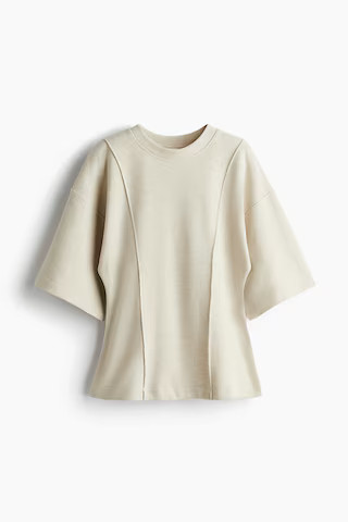 H & M - Loose-Fit Fine-Knit Top - White | H&M (US + CA)