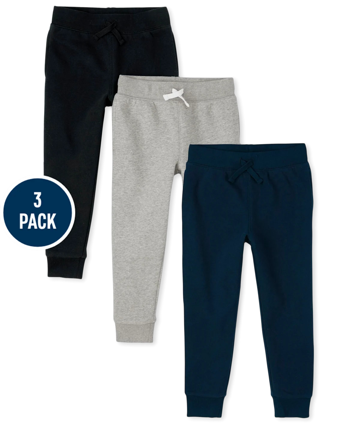 Kids Fleece Jogger Pants 3-Pack - multi | The Children's Place