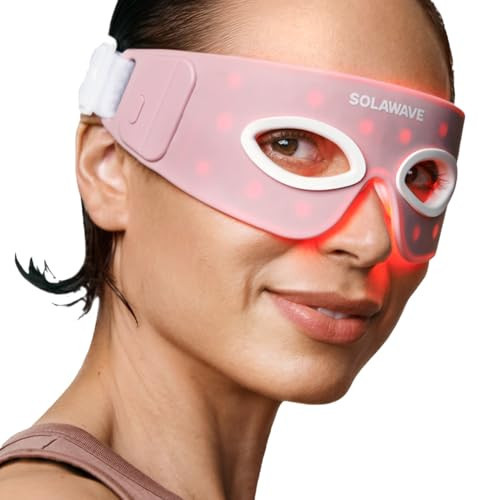 Solawave Red Light Therapy Mask for Eyes | Skincare Device for Under Eye Bags, Crow’s Feet, Forehead Lines | Reduces Appearance of Wrinkles, Sagging, Dark Circles, & Puffiness | 3 Minute Treatment | Amazon (US)