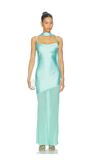 Griffin Maxi Dress in Turquoise | Revolve Clothing (Global)