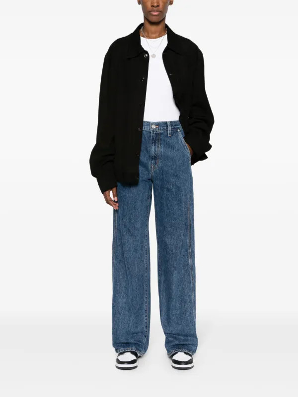 Grace high-rise wide-leg jeans | Farfetch Global