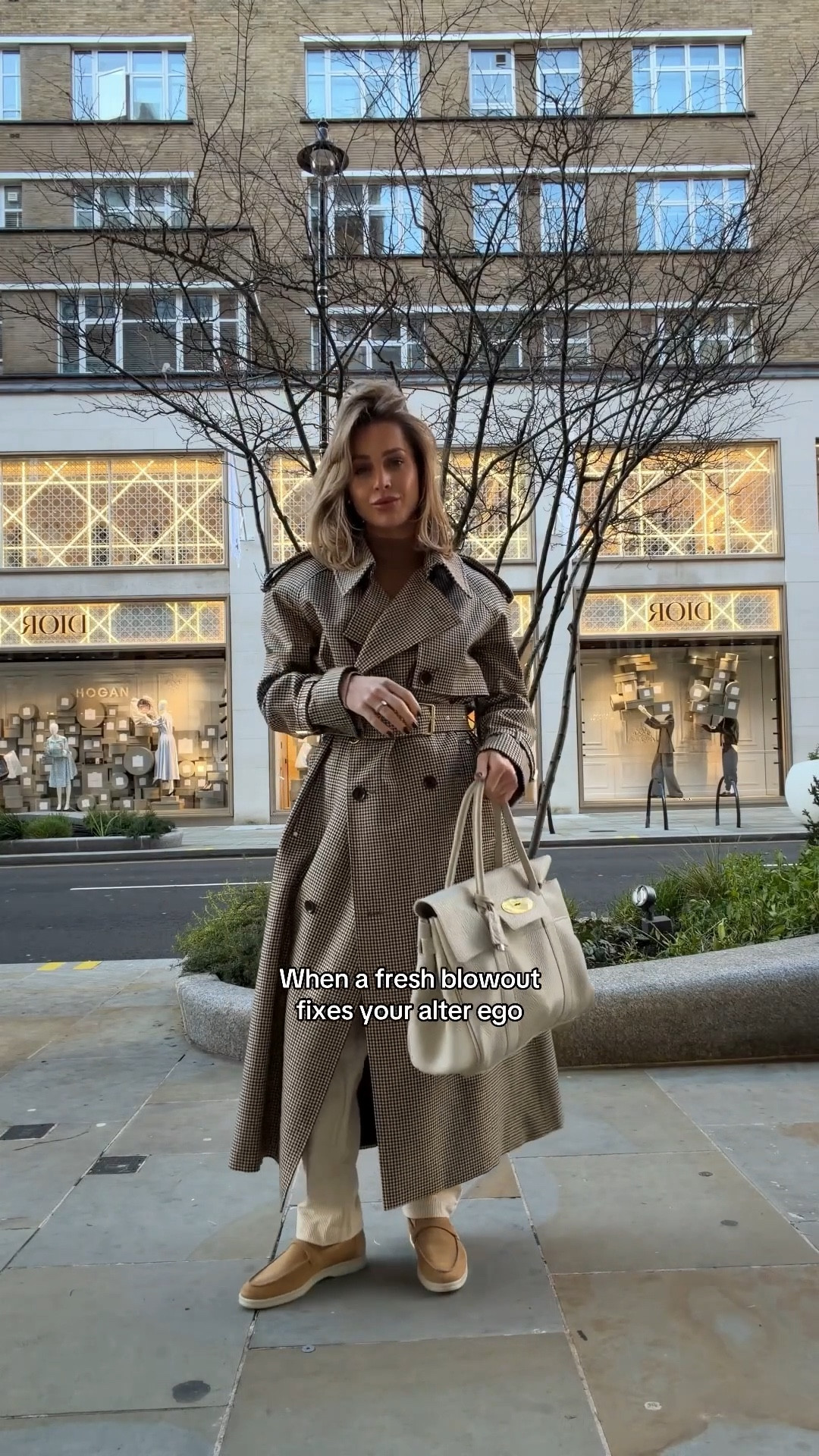 A city chic outfit, trench coat, corduroy trousers and loafers  

#LTKwinter