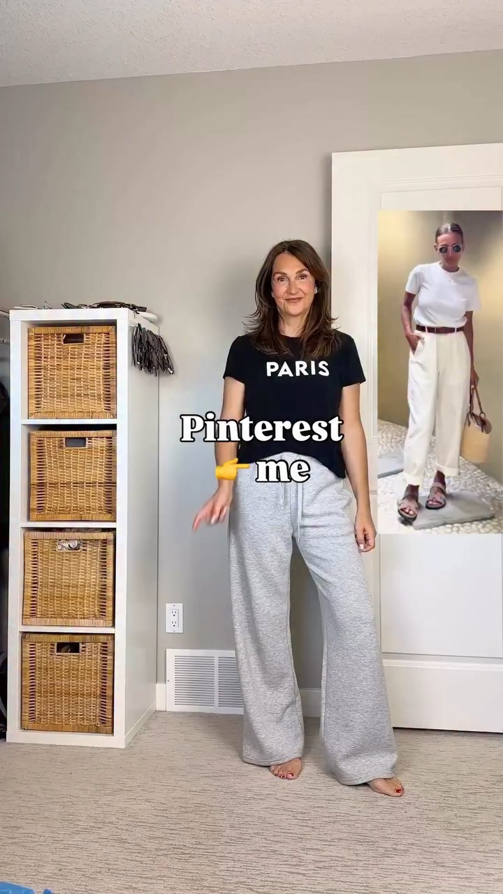 Classic all white Pinterest outfit, so easy to recreate with a few neutral accessories!
My sandals are new from Poppy Barley, use code CBSTYLED-25 for $25 off orders over $200. I tried them on in store and found my usual size but in the wide width fit me best. 
I sized up to M for a roomier fit and love them. They are lined and not sheer! Try code cbstyled_12 for 12% off (may have expired).
Exact tee is from Terrerra so I can’t link but I found similar.
Also linked my belt, sunnies and straw bag

#LTKootd #LTKOver40 #LTKSeasonal