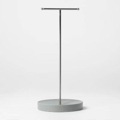 Jewelry Organizer with Metal Bar Gray ABR071 - Room Essentials™ | Target