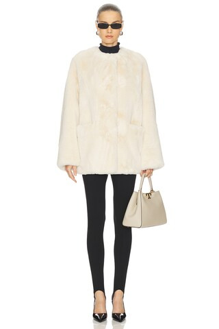 L'Academie By Marianna Aja Jacket in Ivory from Revolve.com | Revolve Clothing (Global)