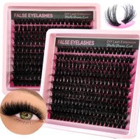 10Row 40D-200D 5D Fluffy Thick Lashes Clusters 10-18mmMix Wispy Individual Lashes Extensions Clusters DIY Makeup False Eyelashes | AliExpress (US)