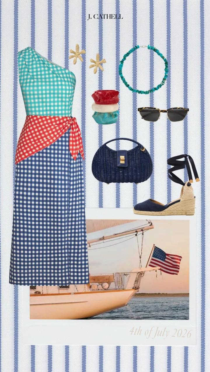 Red, white & totally outfitted. ❤️🤍💙

I rounded up complete summer looks that capture a timeless Americana feel—from crisp white dresses and easy denim to classic stripes, gingham, and the perfect pops of red. Whether you're headed to the lake, the beach, a backyard barbecue, or simply soaking up summer, these outfits are polished, versatile, and easy to wear all season long.

Shop the full edit below!

#SummerStyle #AllAmericanStyle #RedWhiteAndBlue #ClassicStyle #LTKStyle #LTKFinds #SummerOutfits #VacationStyle #WeekendStyle #StyleInspiration #FourthOfJulyStyle #ResortStyle #TimelessFashion #CapsuleWardrobe #SummerWardrobe

#LTKootd #LTKSeasonal #LTKOver40