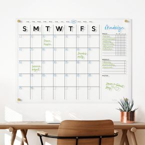 Girl Friday Acrylic Calendar w/ Chore Chart | West Elm (US)