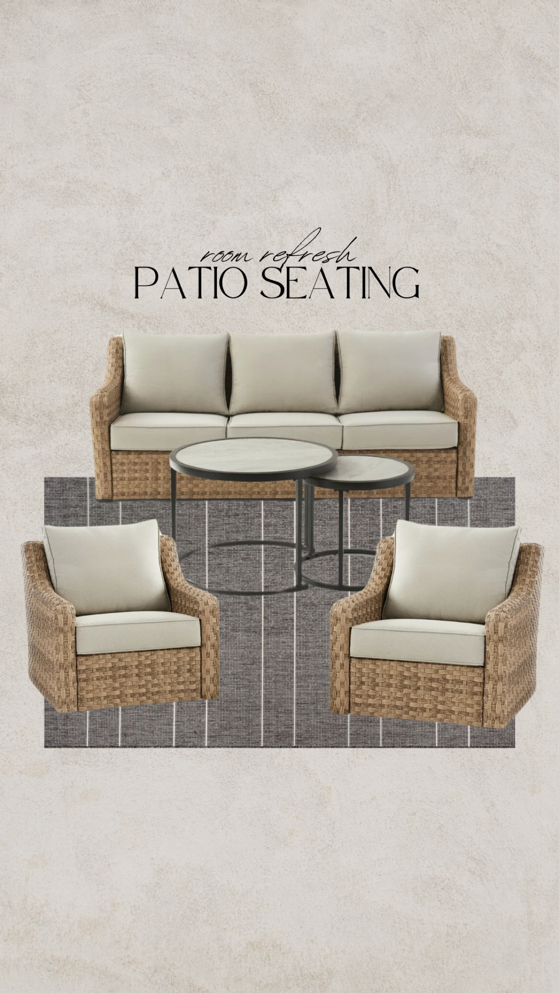 Affordable patio furniture sets from walmart!

#LTKSeasonal #LTKhome #LTKsalealert