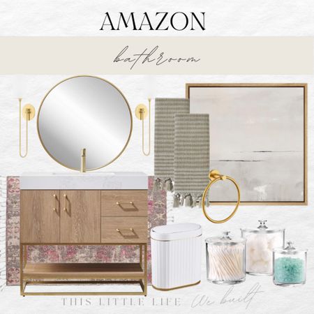 Amazon bathroom!

Amazon bathroom - Amazon home - home improvement - amazon bathroom - amazon finds - hand towels - gold mirror bathroom finds