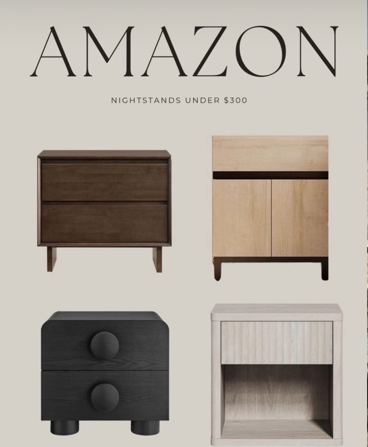 Looking for the perfect affordable luxury nightstand 👀