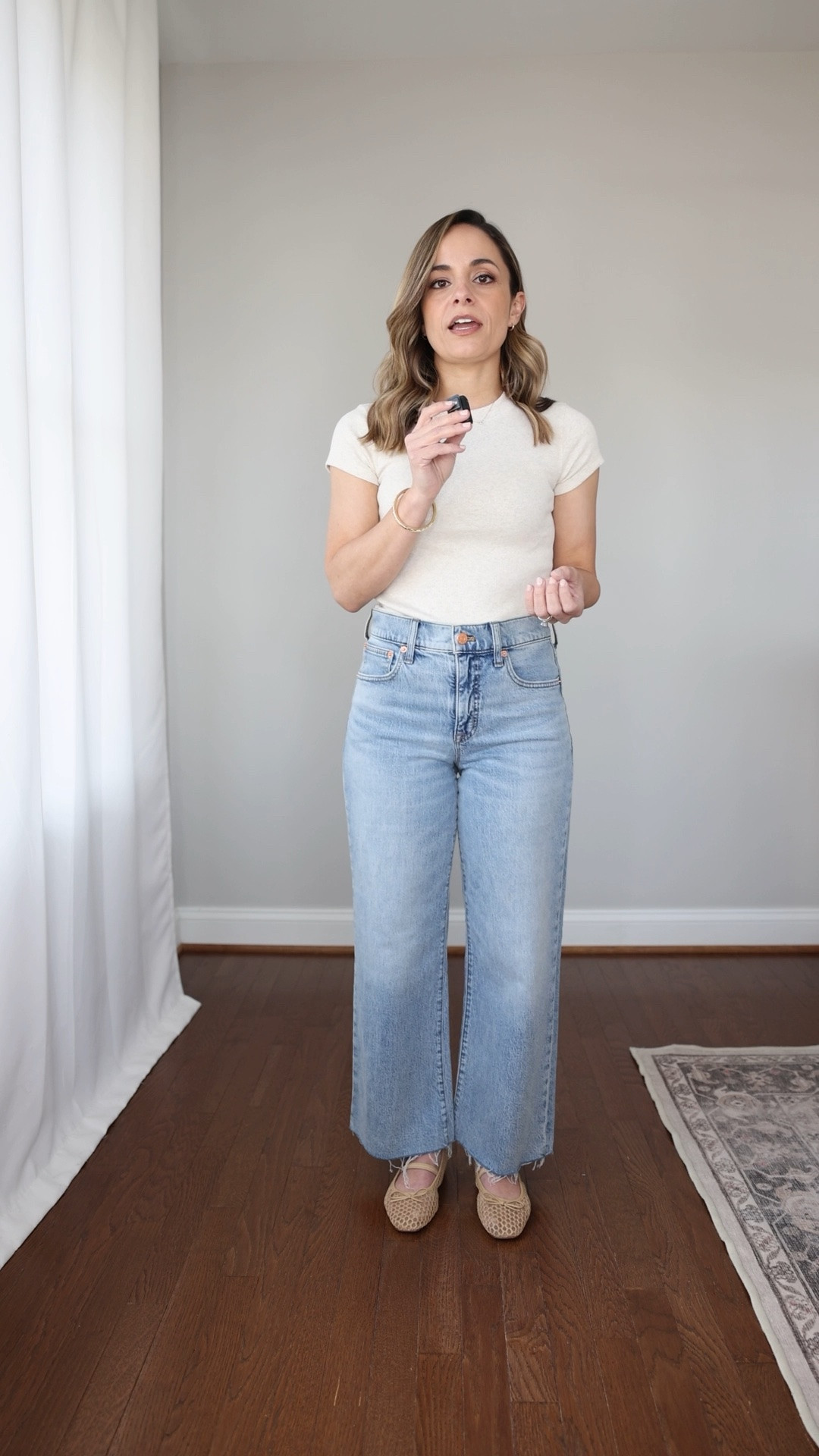 Summer travel outfit ideas! 

A look at the jeans I shared. I find these very comfortable and wore them on a six hour flight this summer. 

Jeans (J.Crew Factory): 24 - 26.5” inseam in standard sizing in spring storm wash
T-shirt (Madewell): xxs 
Sweatshirt (similar linked) 
Sneakers (Gola): true to size

#LTKPetite #LTKTravel