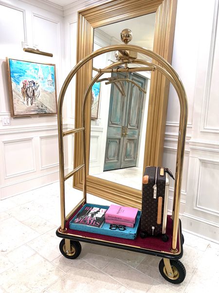 My husband got me this bellman cart as a gift years ago and I love it so much! It’s a fun and unique piece for our foyer. 

#LTKparties #LTKstyletip #LTKhome