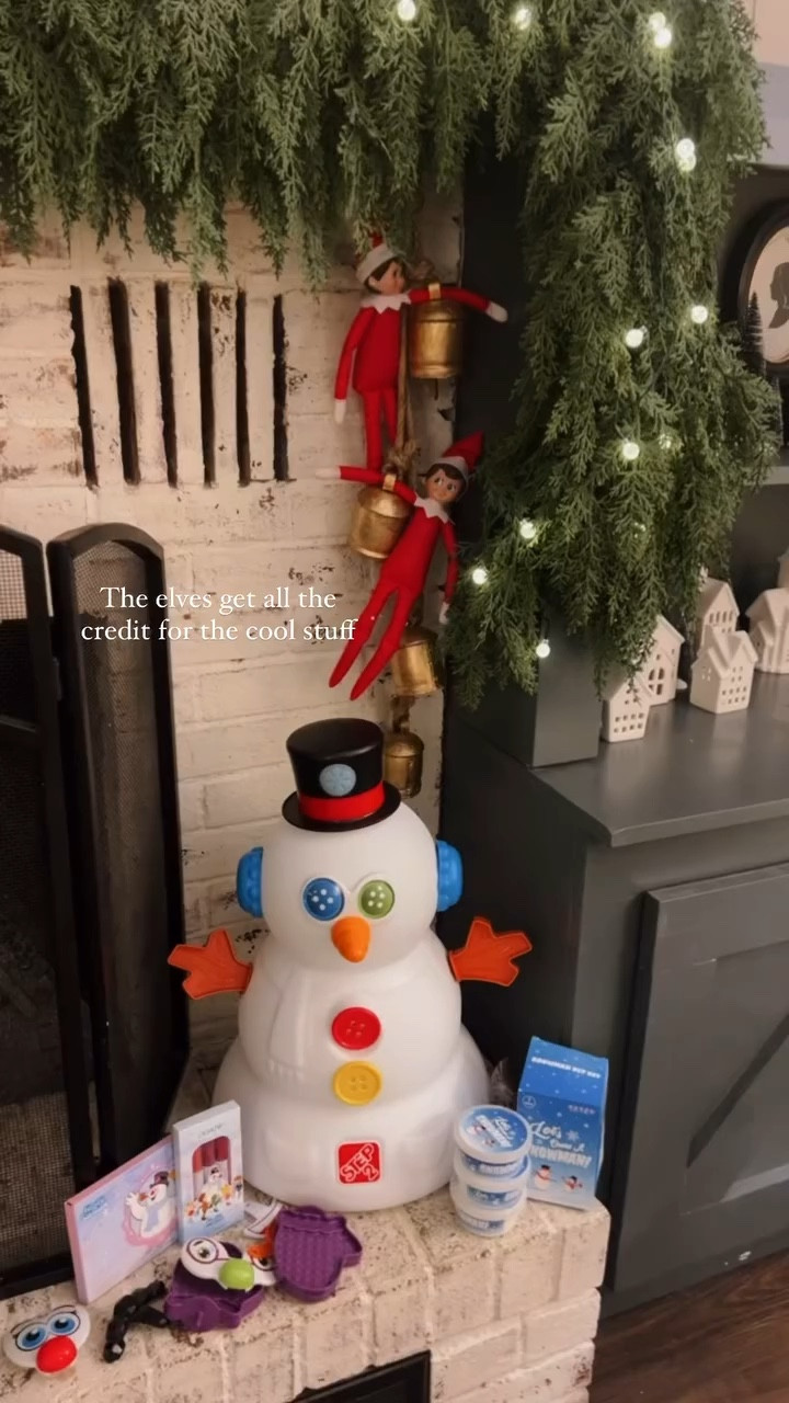 Elf snow man set up! 

#LTKKids #LTKHoliday